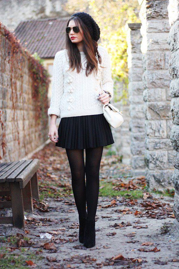 Skirt and Sweater